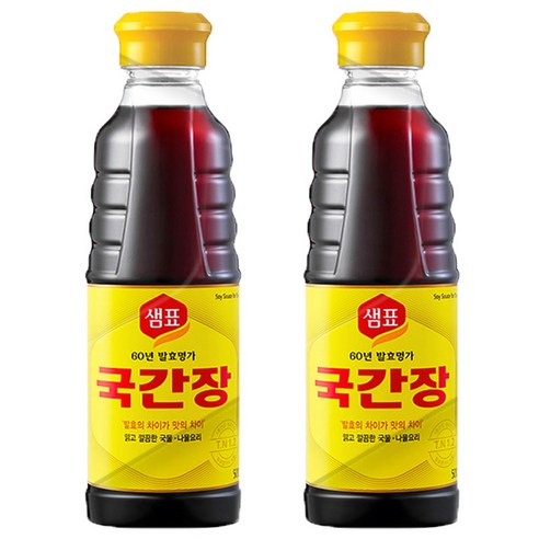샘표 국간장, 300ml, 2개