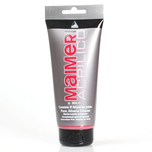 마이메리 아크릴리코 200ml 낱색 아크릴물감, 254 AM PERM ALIZ CRIMSON, 1개