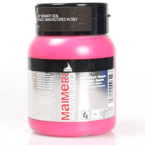 마이메리 아크릴리코 500ml 낱색 아크릴물감, 256 AM PRIMARY RED MAG, 1개
