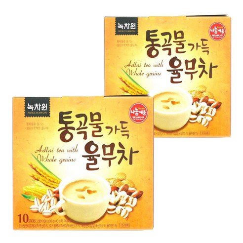 녹차원 통곡물 가득 율무차, 18g, 10개입, 2개