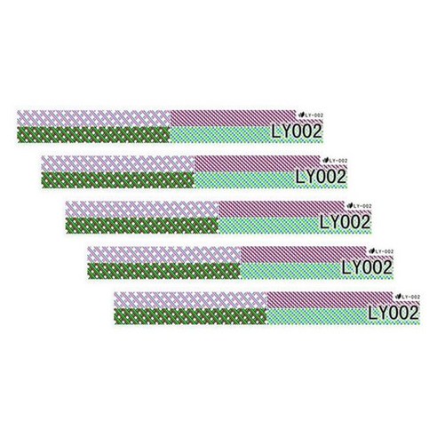 카카스 형광 네일스티커, LY-002, 5개