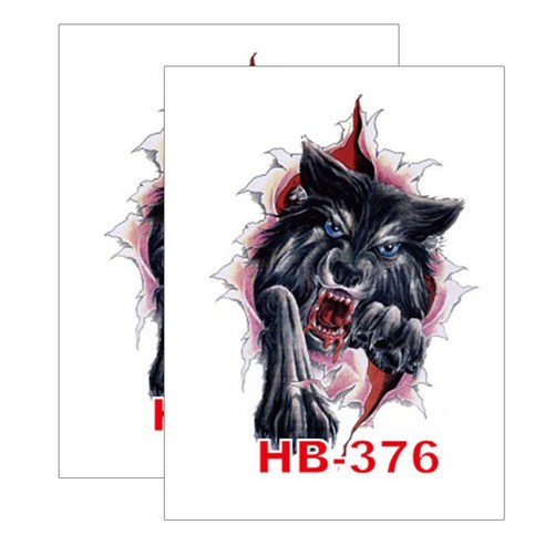 허니걸 타투 타투스티커 2개, HB-376