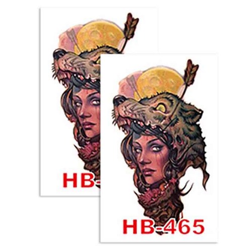 허니걸 타투 타투스티커 2개, HB-465