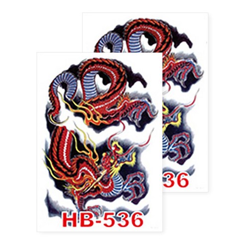 허니걸 타투스티커, HB-536, 2개