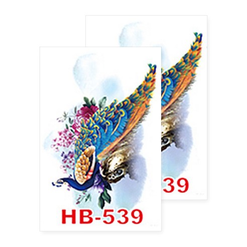 허니걸 타투스티커, HB-539, 2개