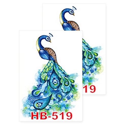 허니걸 타투스티커, HB-519, 2개