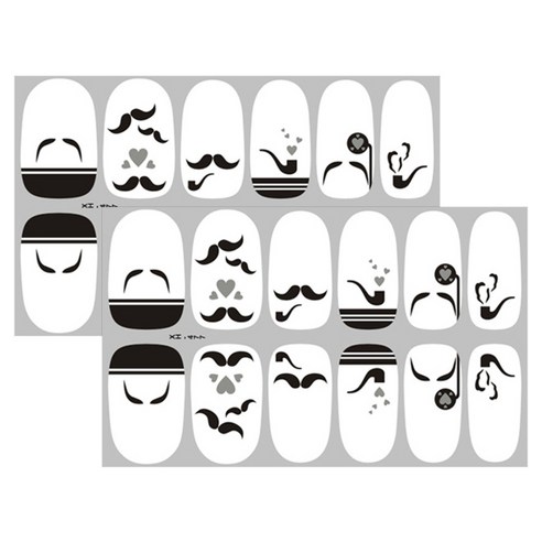 허니걸 네일패치, 2개, XH-477
