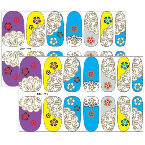 허니걸 네일 패치 스티커 2개, TF-160