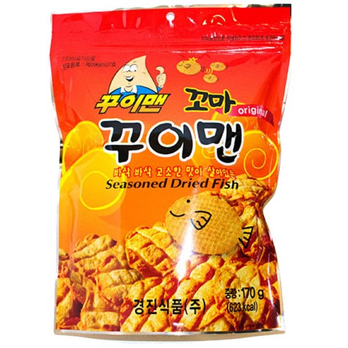 경진식품 꼬마 꾸이맨 빨강, 170g, 1개