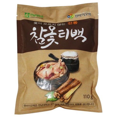 [원바이오텍] 참옻티백, 110g, 1개
