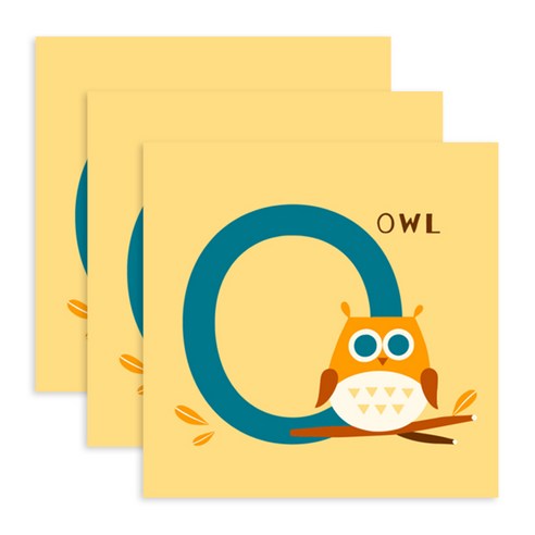아트조이 명화그리기 20 x 20cm, O-OWL, 3개
