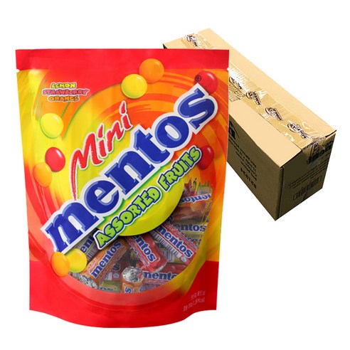 미니 멘토스 푸르티 츄잉캔디, 150g, 12개