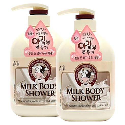 꽃을든남자 우유 바디샤워, 750ml, 2개