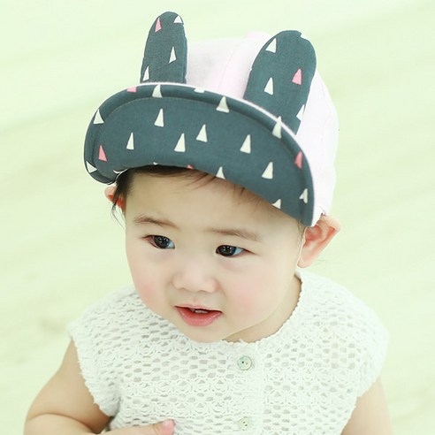 무슈 아이엠래빗 얌채캡 아기 모자