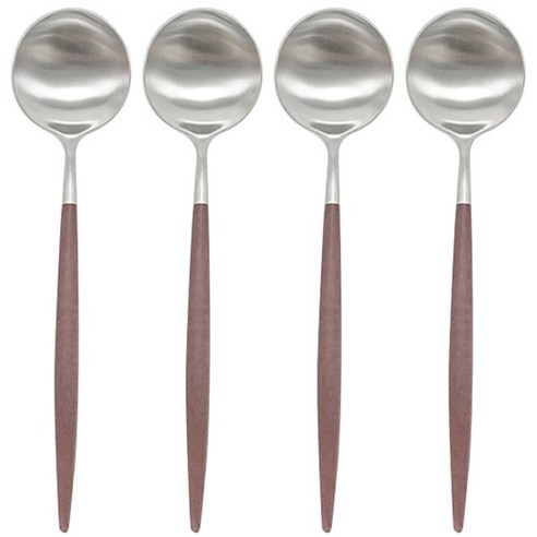 큐티폴 고아 디너스푼, 브라운, 4개입