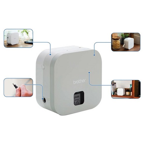 부라더 블루투스 스마트 라벨 프린터 PT-P300BT