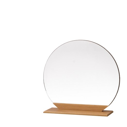 좁은 방도 넓어 보이게! 우드웰 스탠드형 원형 거울 솔직 후기 (feat. 인테리어 꿀팁) 화장대거울