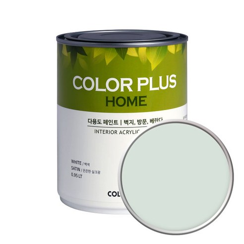노루페인트 컬러플러스 홈 페인트, 비취, 1L, 1개
