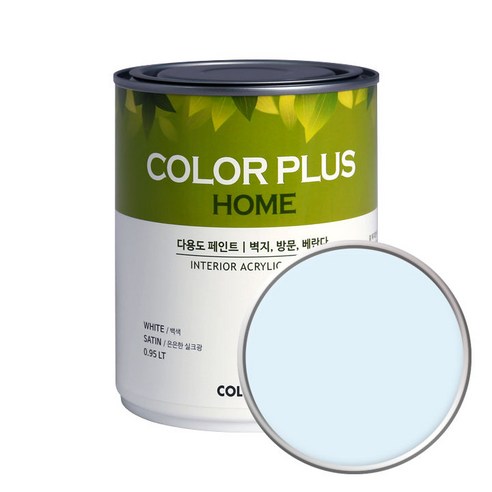 노루페인트 컬러플러스 홈 페인트 1L, 아이시스, 1개