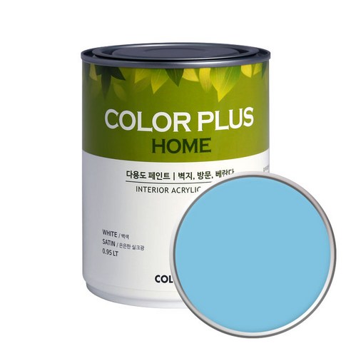 노루페인트 컬러플러스 홈 페인트 1L, 진웨이브