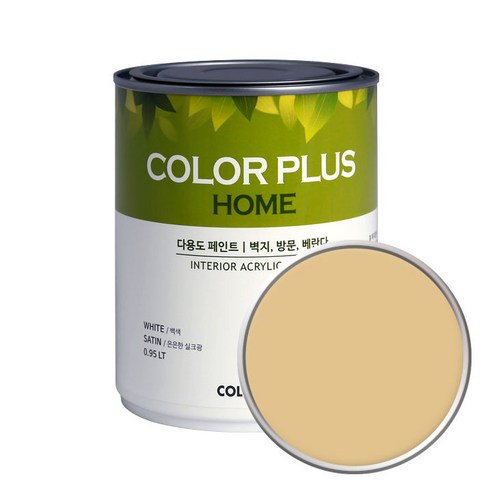 노루페인트 컬러플러스 홈 페인트 1L, 앰버