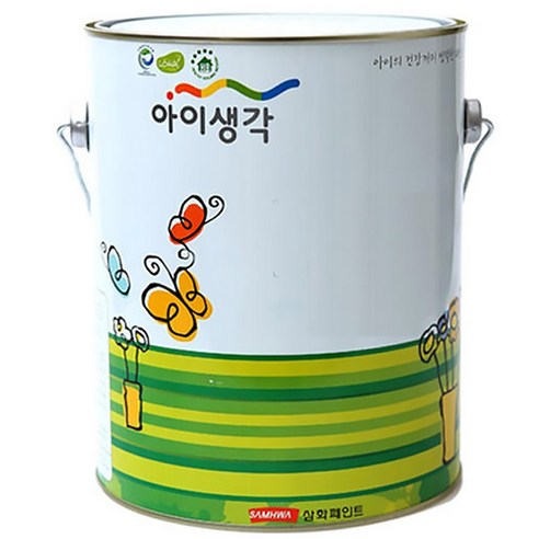 아이생각 수성 무광 페인트 4L, 베리즈엔크림