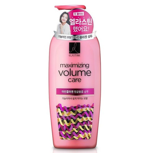 엘라스틴 마린콜라겐 탱글볼륨 샴푸, 600ml, 1개