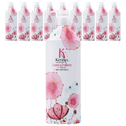 케라시스 러블리 앤 로맨틱 퍼퓸 린스, 600ml, 10개