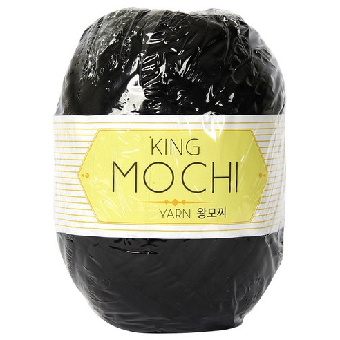 실바람 왕모찌 패브릭얀 뜨개실, 28 검정