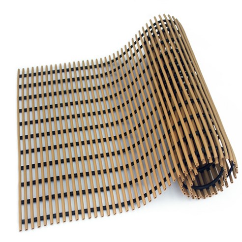 월광매트 튜브형 미끄럼방지매트 90 x 100 cm, 나무색, 1개
