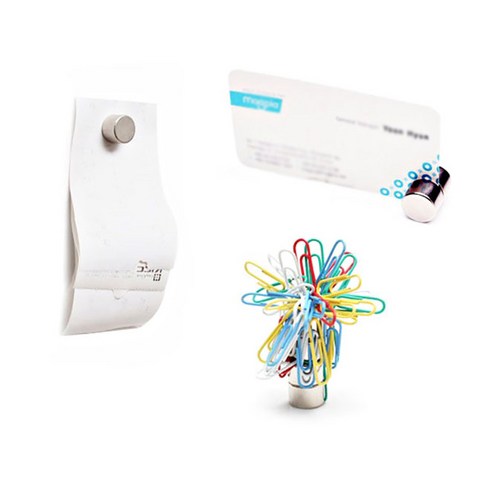 마그피아 초강력 원형 네오디움 메모자석: 강력한 자력으로 메모와 파일을 확실하게 고정하세요