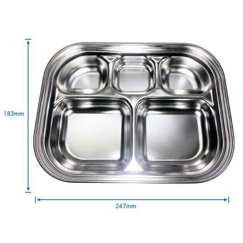 하트투하트 고급 스텐 식판 - 효율적인 구조로 더 편리한 조리를 도와주는 식판