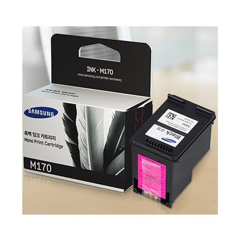 삼성 INK-M170 정품 잉크로 완벽한 흑백 출력을 경험하세요.