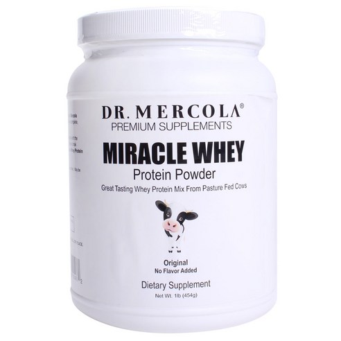 Dr. Mercola 미라클 웨이 프로테인 파우더, Original, 454g
