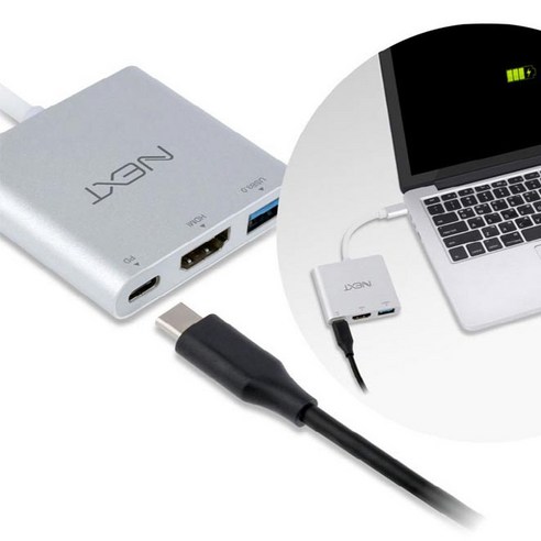 HDMI, USB 3.0, PD 전원 공급을 지원하는 넥스트 USB Type-C 변환 아답터