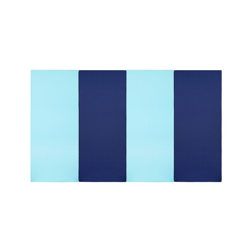 퍼니존 퍼니테라피 스카이블루시리즈1 유아폴더매트, 블루