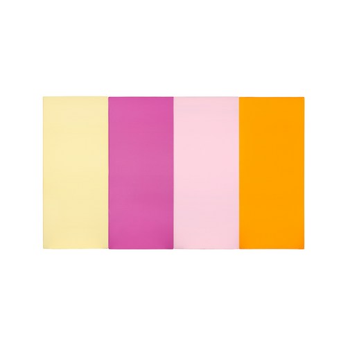 퍼니존 퍼니테라피 유아 폴더매트 아이보리 비비드 시리즈 2, 아이보리 + 핫핑크 + 베이비핑크 + 오렌지