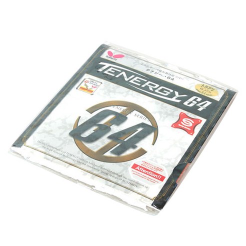 버터플라이 테너지64 탁구러버 3p, 블랙, 3개