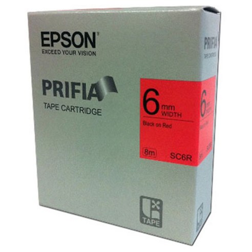 엡손 PRIFIA 라벨카트리지, SC6R, 8m