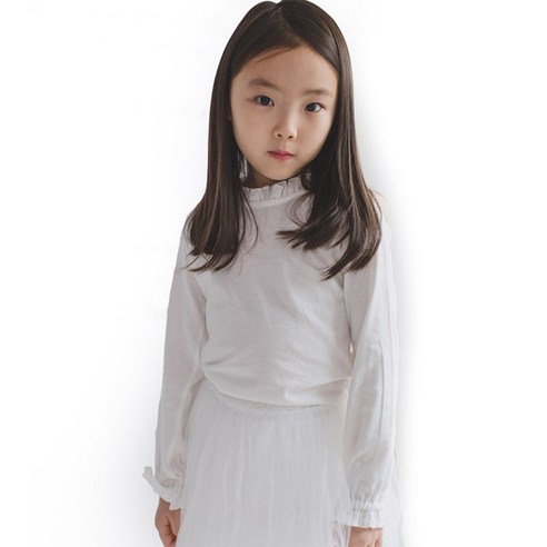 맘스메이드 여아용 프릴 카라티