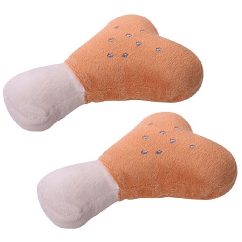 pettoy 봉시리즈 봉제 삑삑이 애견 장난감, 닭, 2개