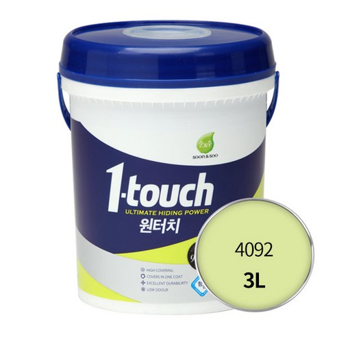 노루페인트 순앤수 원터치 페인트 3L, 4092, 1개