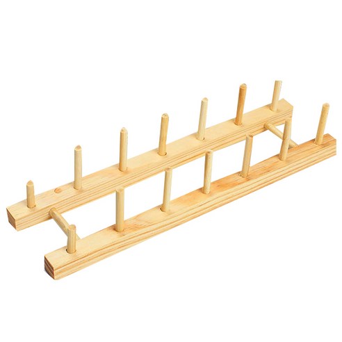 TWKL 접시받침대 중 접시꽂이 Best Top5 블럭마트 원목 접시꽃이 접시정리대 컵꽃이 7칸 36 x 11.5 x 7 cm, 1개
