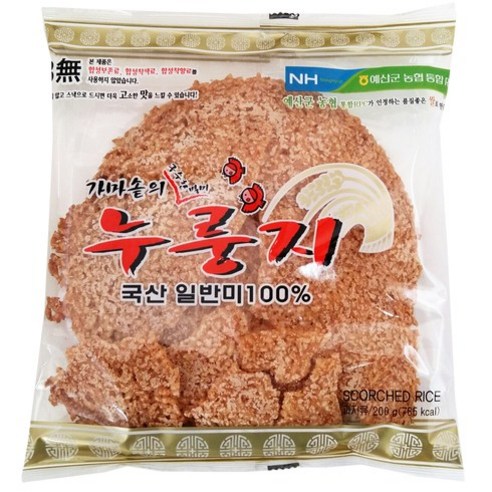 참좋은식품 가마솥의 누룽지, 200g, 2개