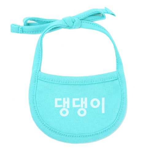 강아지 턱받이 M, 민트(댕댕이), 1개