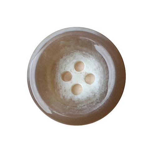 동화상가몰 야크코트 단추 I-4 23mm, 베이지 유광, 10개입