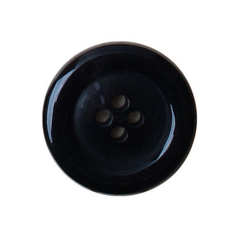 동화상가몰 야크코트 단추 I-2 13mm, 블랙 유광, 15개입