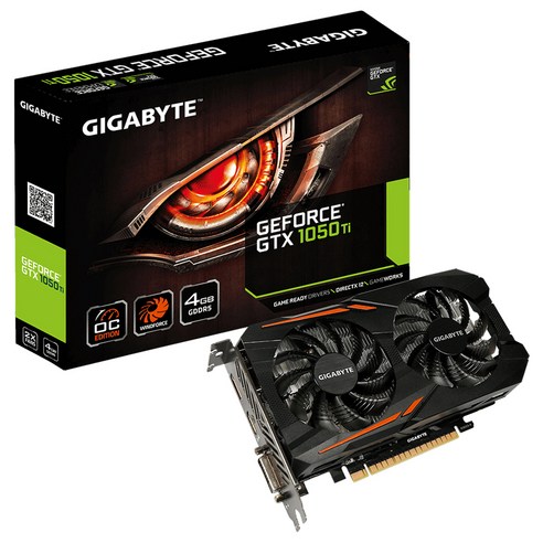 GIGABYTE 지포스 GTX1050 Ti UD2 D5 4GB WF-2X그래픽카드