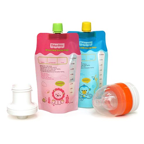 피셔프라이스 프리미엄 모유 저장팩 세트 200ml, 1세트