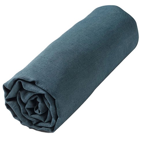 라흐두뜨 린넨 심플 매트리스 커버 F679798, paon blue